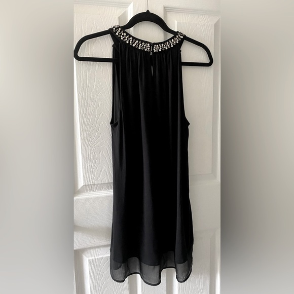 NWOT “Black Sleeveless Formal Elegant Blouse” - Picture 6 of 11